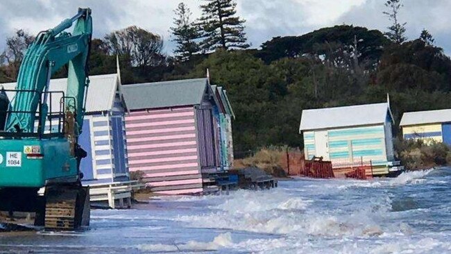 A new state government policy states foreshore bathing boxes are no longer appropriate.