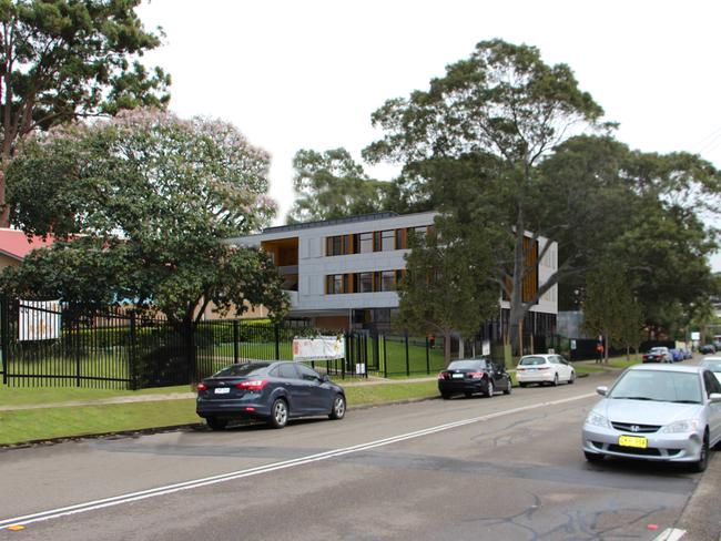 The block will be built over an existing tennis court and will replace 13 demountables. Picture: NSW DET