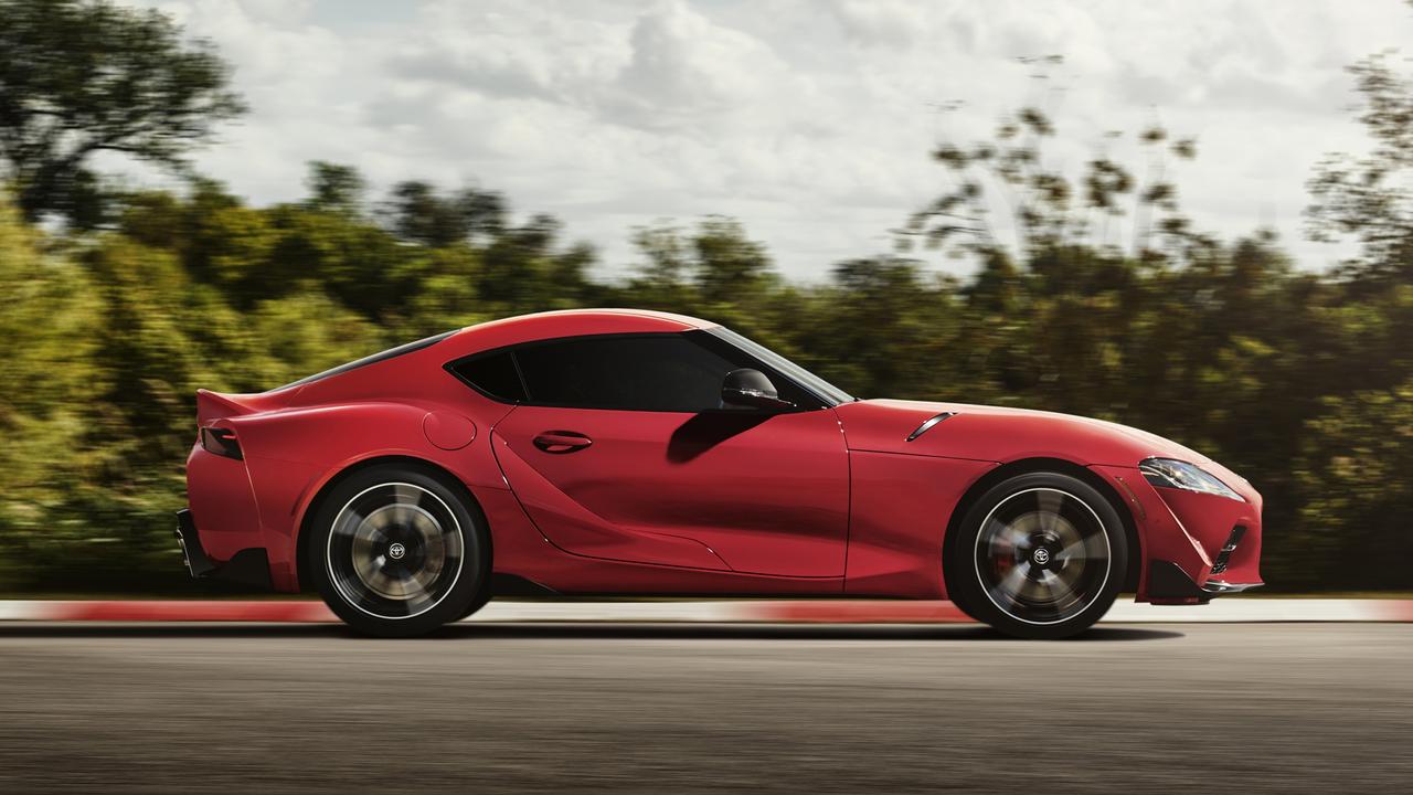 The Supra shares its underpinnings with the BMW Z4.