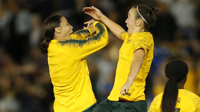 Aussie fans will have a great chance to get behind the Matildas. (AAP Image/Darren Pateman) 