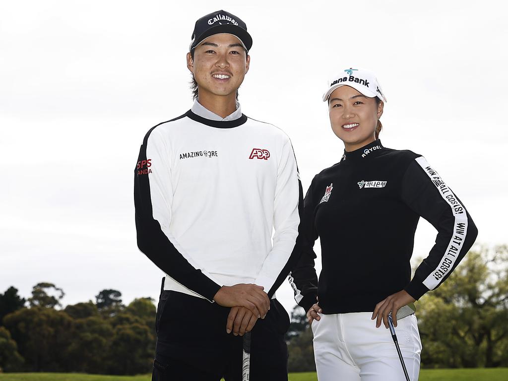 Siblings Min Woo and Minjee Lee will compete in this year’s dual gender Australian Open. Picture: Daniel Pockett/Getty Images