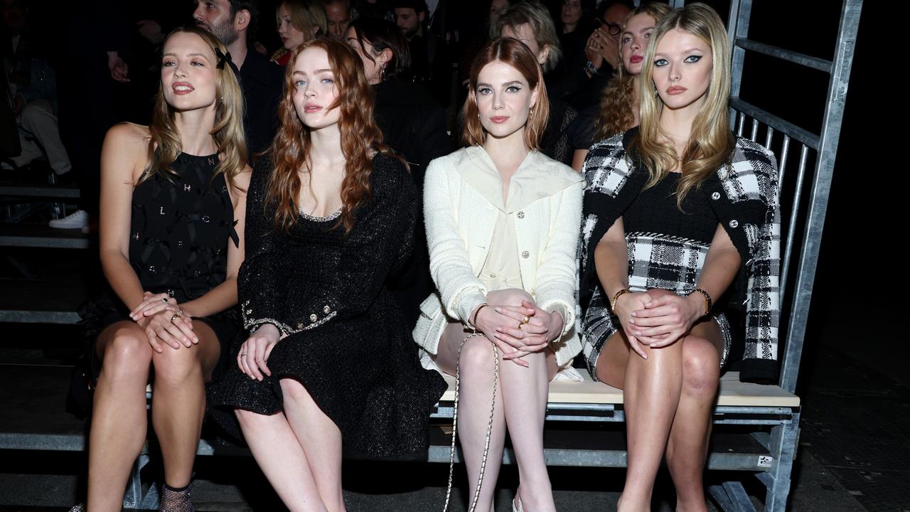 Angèle, Sadie Sink, Lucy Boynton, and Apple Martin. Picture: Pascal Le Segretain/Getty Images