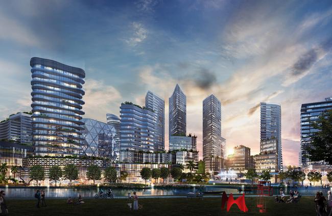 Artist’s impression of the future Norwest City.