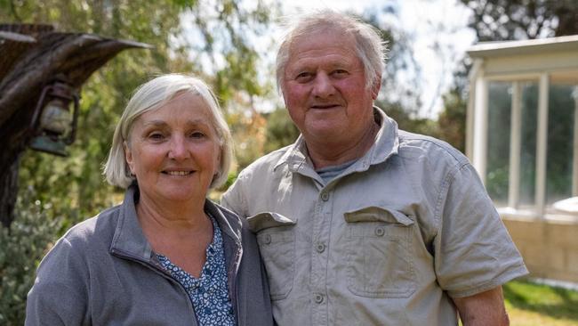 Department of Biodiversity, Conservation and Attractions wildlife carers Carol Biddulph and her husband Graham. Picture: Supplied