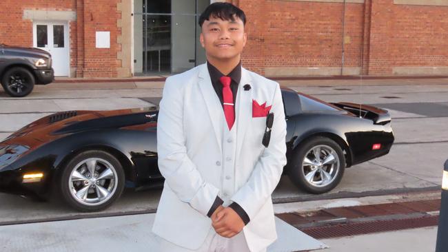 John Vinluan at Staines Memorial College formal 2023.