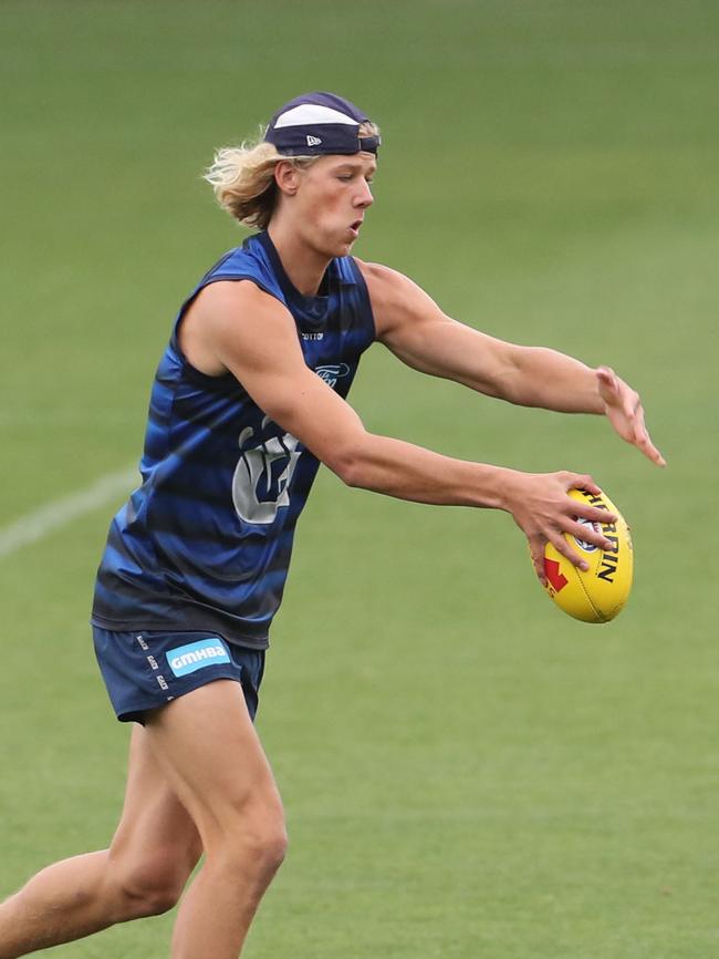 Sam De Koning shapes as one of the only defensive rookies to play Round 1.