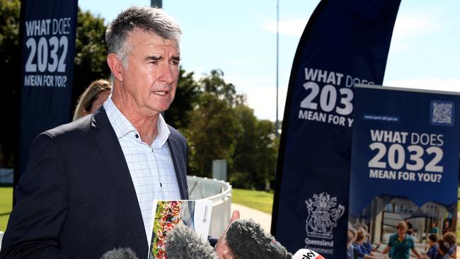 Sport and Olympics and Paralympics Minister Tim Mander last Thursday. Picture: David Clark
