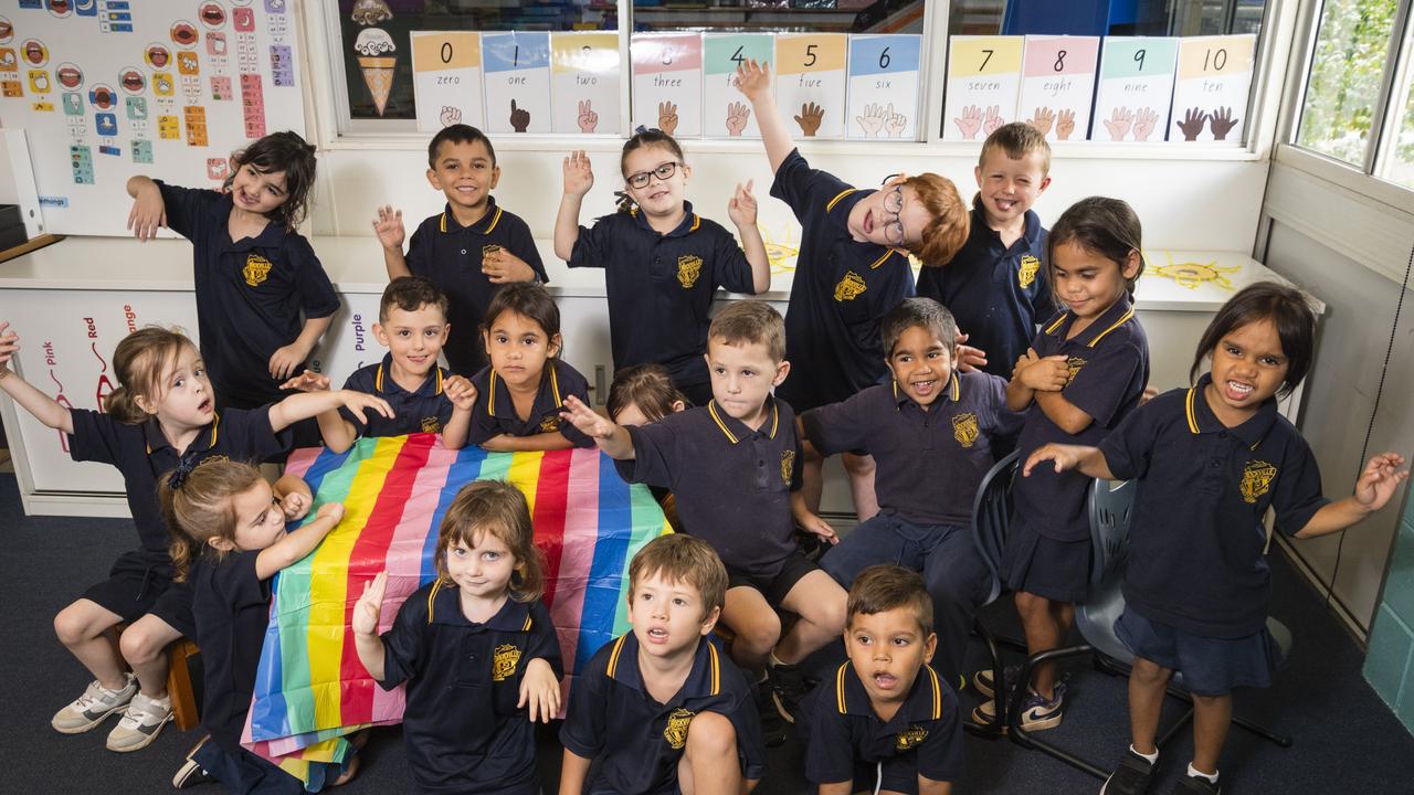 MY FIRST YEAR: Rockville State School Prep students, Wednesday, February 7, 2024. Picture: Kevin Farmer