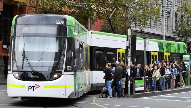 Melbourne’s entire tram network will be powered by solar power under the biggest project of its kind in Victoria. Picture: Jake Nowakowski