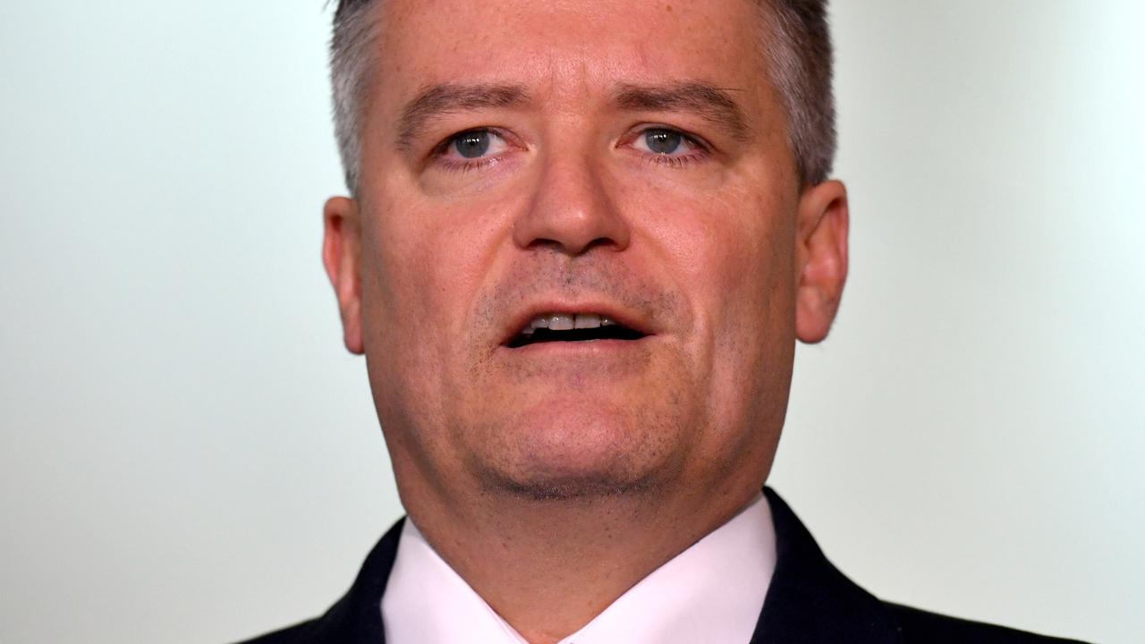 Mathias Cormann took responsibility for the screw-up. Picture: AAP