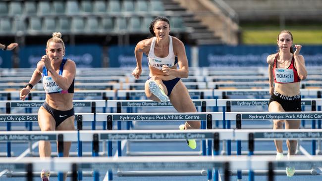 Abbie Taddeo from Kiama Downs, Michelle Jenneke from Dural and Georgia Fichardt from North Wahroonga.