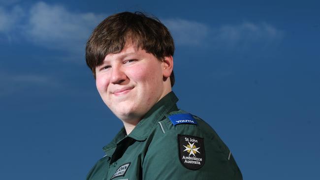 Thomas Robinson was an under-25 finalist in the Future Geelong leadership awards and volunteers for St John ambulances. Picture: Mark Wilson