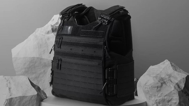 Australian Defence Apparel ballistic vest, of a similar type to those Mestrinaro was advertising for sale. Picture: Supplied