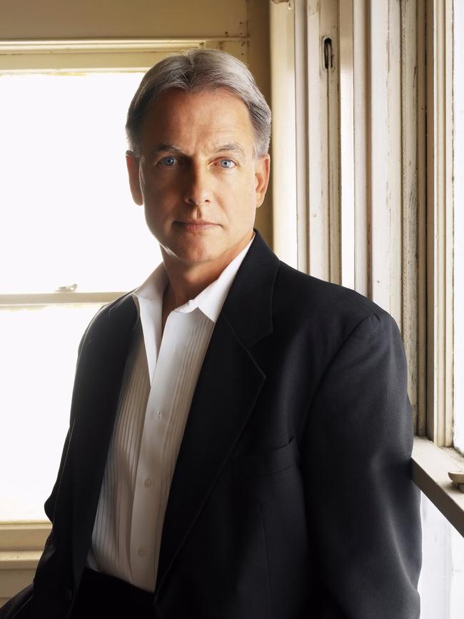 Actor Mark Harmon in a scene from TV show NCIS.