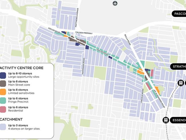 Moonee Valley Council has received petitions and joint letters from around 100 residents opposing the state government's Draft Activity Centre plan.