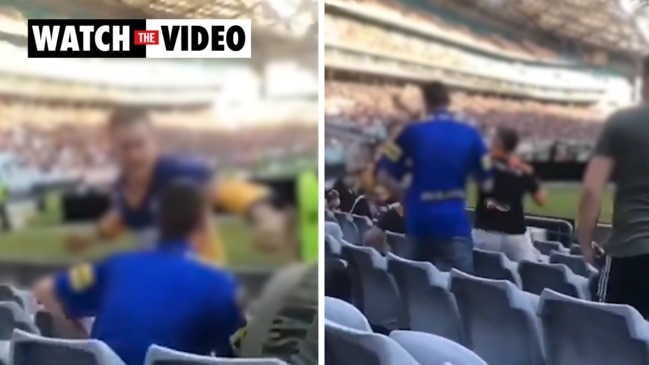 Shocking footage of NRL crowd fight