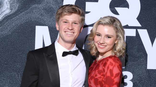Robert Irwin and his ex-girlfriend Rorie Buckey in December 2023. Picture: Max Mason-Hubers