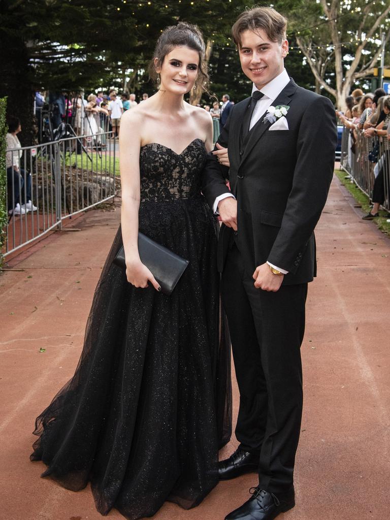 Shaun Furminger and partner Alex Geissler at St Mary's College formal at Picnic Point, Friday, March 24, 2023. Picture: Kevin Farmer