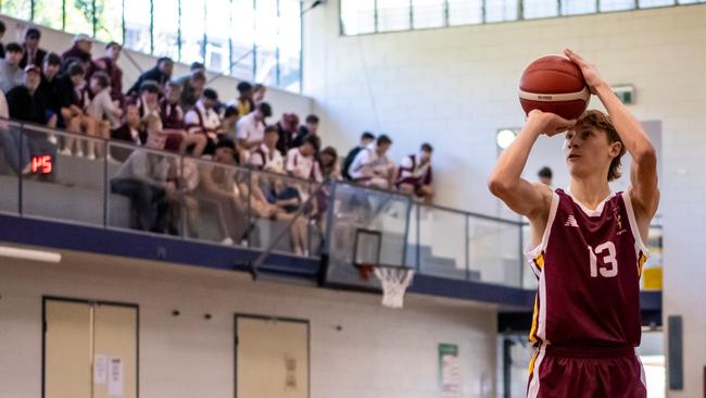 SPLC First V Basketball young gun Lachlan Rolison.