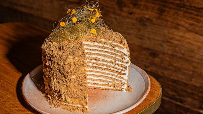 Honey cake by Lennox Hastie. Photo: Nikki To