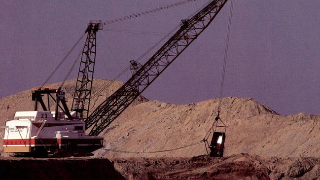 BHP's Saraji open-cut coking coal mine in Queensland.