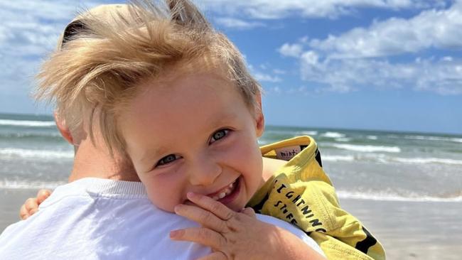 Gary Ablett with son Levi. Pic: Instagram