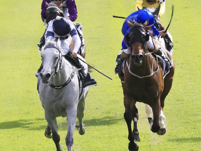 Rachel King rode Greysful Glamourto victory in the Villiers Stakes. Picture: Mark Evans/Getty Images)