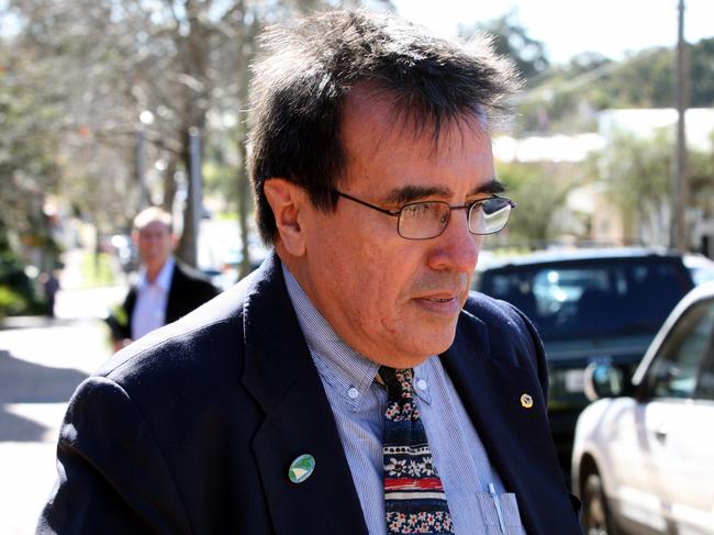 Richard Da Silva at Wyong Local Court after facing a charge of making false accusations in regard to murder victim Amanda Carter, a schoolteacher at Wyong High School.