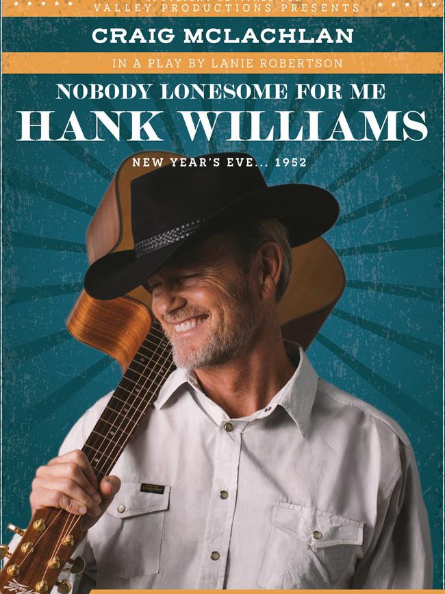 Craig McLachlan’s tour poster. Picture: Supplied