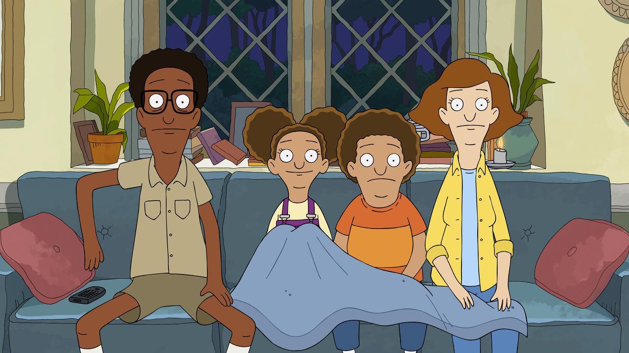 The Tillermans in Central Park, voiced by Leslie Odom Jr, Emmy Raver-Lampman, Tituss Burgess and Kathryn Hahn.