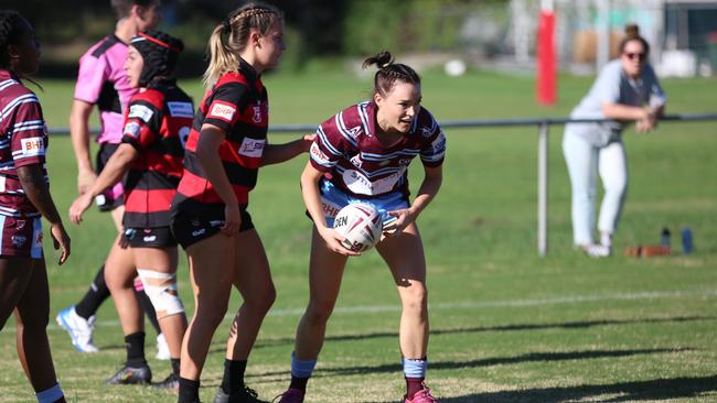 CQ Capras centre Jess Powell was a standout last season. Photo: Colleen Edwards/QRL