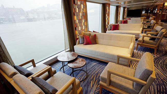 The Observation Lounge area on Viking Helgrim.