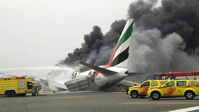 Basheer was onboard the Emirates jet that crash landed at Dubai Airport last week.