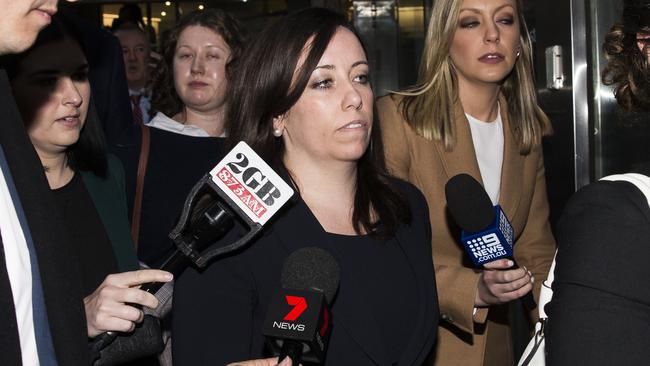 NSW Labor Party boss Kaila Murnain leaves the ICAC hearing on Wednesday. Picture: Dylan Robinson