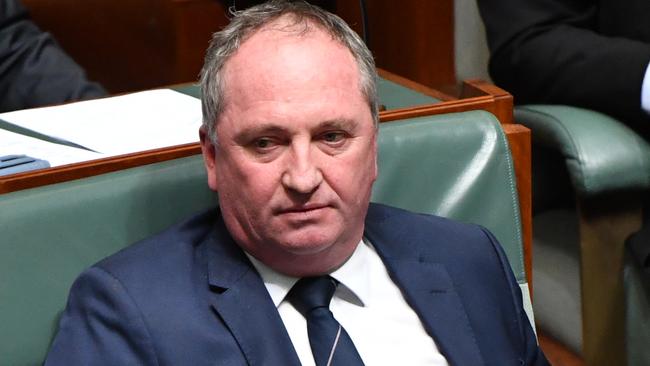 Barnaby Joyce will move a motion at the party’s federal council this weekend to split the states into six regions, with two senators representing each region. Picture: AAP