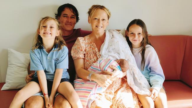 The Espie family's baby boy was the first born at the new $723m Tweed Valley Hospital at Cudgen in the Tweed Shire. Picture: Supplied