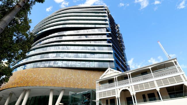 The Southpoint development on Grey Street, South Bank, was integrated into the South Bank train station. Picture: Richard Walker