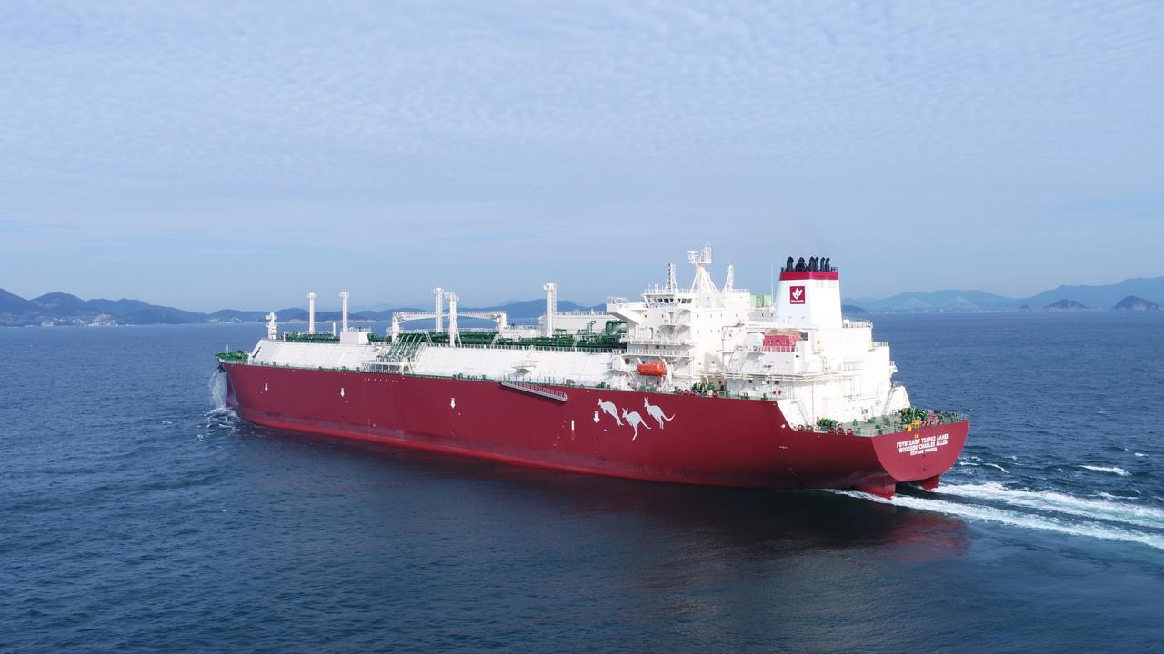 A Woodside Energy LNG vessel.