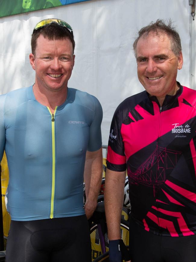Thousands of cyclists took to the streets of the river city on Sunday for the Tour de Brisbane. \Photo: Grace Kessels. .