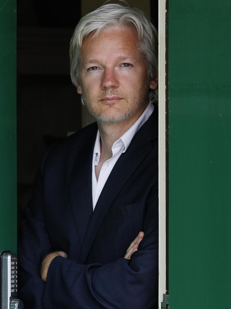 WikiLeaks founder Julian Assange at a house he was required to stay in near Bungay, England in 2012 as he fought sex allegations which were later dropped.
