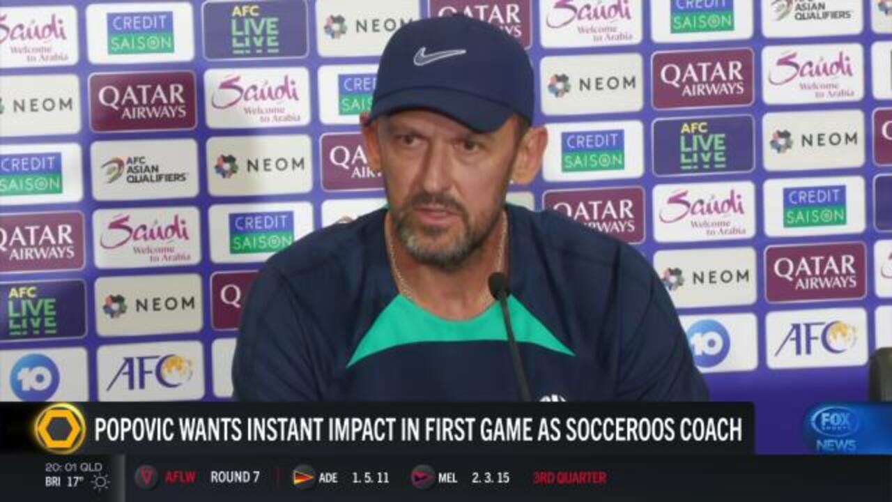 Popovic wants instant in first game