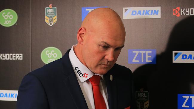 Dragons coach Paul McGregor is under fire. pic Mark Evans