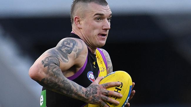 Dustin Martin won’t make a decision until the end of the year. Picture: AAP