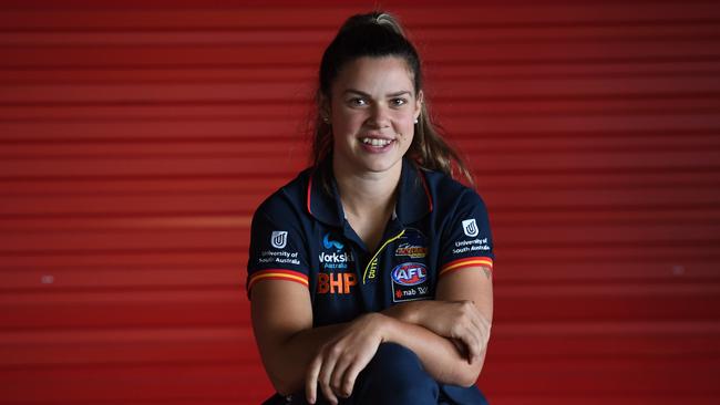 Adelaide AFLW midfielder Anne Hatchard says the Crows always believed they were good enough to make another grand final. Picture: Tricia Watkinson