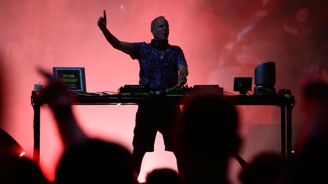 Fatboy Slim says he’ll keep DJing until someone decides he’s too old. Picture: Getty