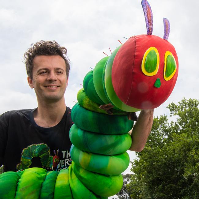 Puppeteer Rudolf Hendrikx. Picture: Jason Edwards