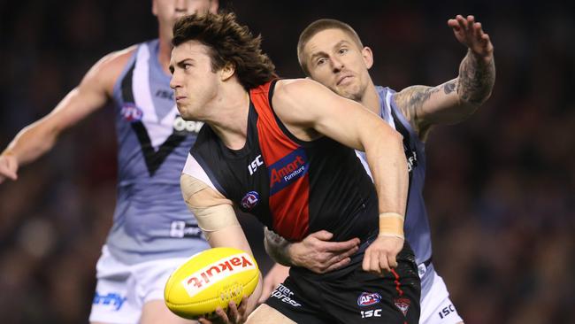 Essendon’s Andrew McGrath is part of the AFLPA’s 22Under22 squad for 2019, recognising young players of the AFL. Picture: Michael Klein