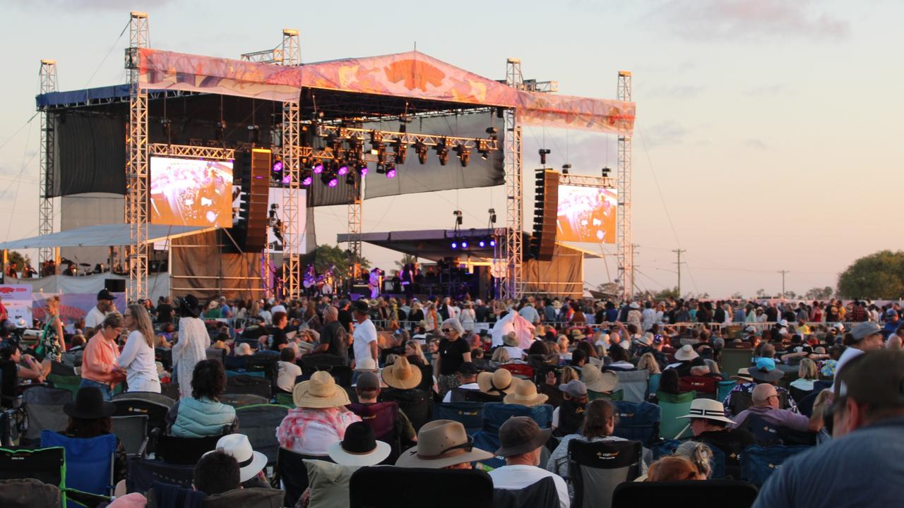 A crowd of over 5,000 people took in a great line-up of Aussie acts in the glow of a classic Bundaberg sunset.