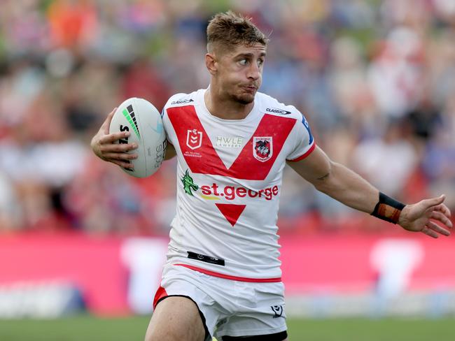 Zac Lomax 2021 NRL Round 04 - Newcastle Knights v St. George Illawarra Dragons, McDonald Jones Stadium, 2021-04-04. Digital image by Shane Myers � NRL Photos