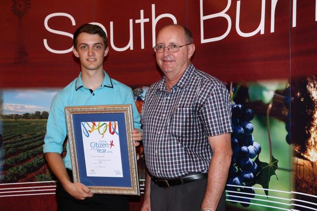 Nanango State High School captain Lachlan Hughes was named South Burnett Young Citizen 2015. Picture: Tessa Mapstone